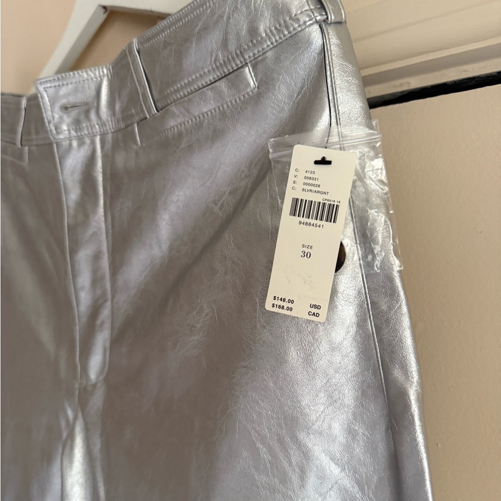 Silver Anthropologie Wide-Leg Women's Pants - Picture 4 of 4